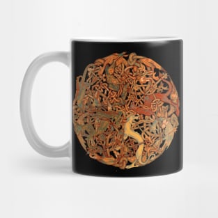 Celtic Beast Knot Pattern. Mug